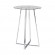Glass Top Bar Table Chrome