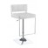 Adjustable Bar Stool White and Chrome