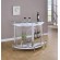 2-tier Bar Unit White and Chrome