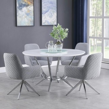Abby 5-piece Round Dining...