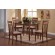 5-piece Dining Set Chestnut and Tan
