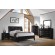 Briana Eastern King Upholstered Panel Bed Black