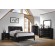 Briana California King Upholstered Panel Bed Black