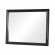 Barzini Rectangular Mirror Black