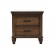 2-drawer Nightstand with Pull Out Tray Burnished Oak