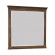 Franco Rectangular Mirror Burnished Oak