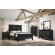 Sandy Beach Eastern King Panel Bed with High Headboard Black