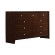 Serenity Rectangular 9-drawer Dresser Rich Merlot