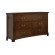 Tatiana 6-drawer Dresser Warm Brown