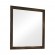 Tatiana Square Mirror Warm Brown