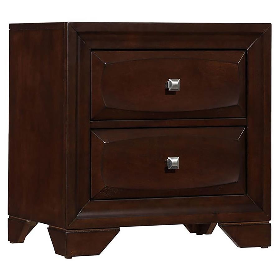 Jaxson 2-drawer Rectangular Nightstand Cappuccino