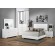 Felicity California King Panel Bed Glossy White