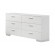 Felicity 6-drawer Dresser Glossy White