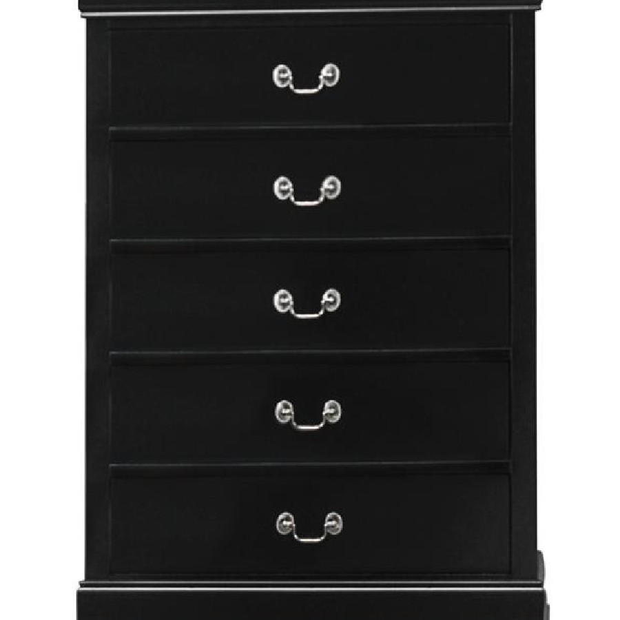 Louis Philippe Rectangular 5-drawer Chest