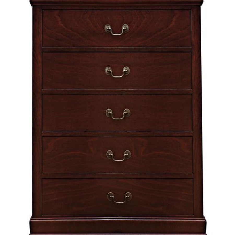 Louis Philippe Rectangular 5-drawer Chest