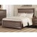 Kauffman California King Panel Bed Washed Taupe