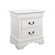 Louis Philippe 2-drawer Nightstand White