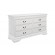 Louis Philippe 6-drawer Dresser White