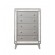 Leighton 5-drawer Chest Metallic Mercury