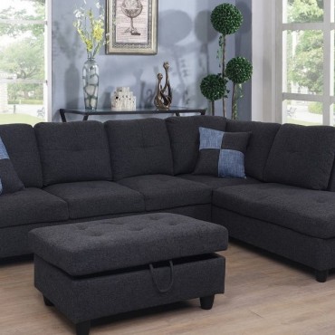 EF125B----Grey fabric...