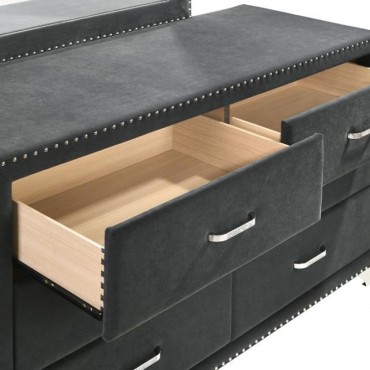 Melody 6-drawer Upholstered... 2