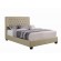 Chloe Tufted Upholstered Full Bed Oatmeal