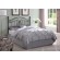 Full/Queen Scroll Metal Headboard Dark Grey