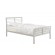 Cooper Twin Metal Bed Silver