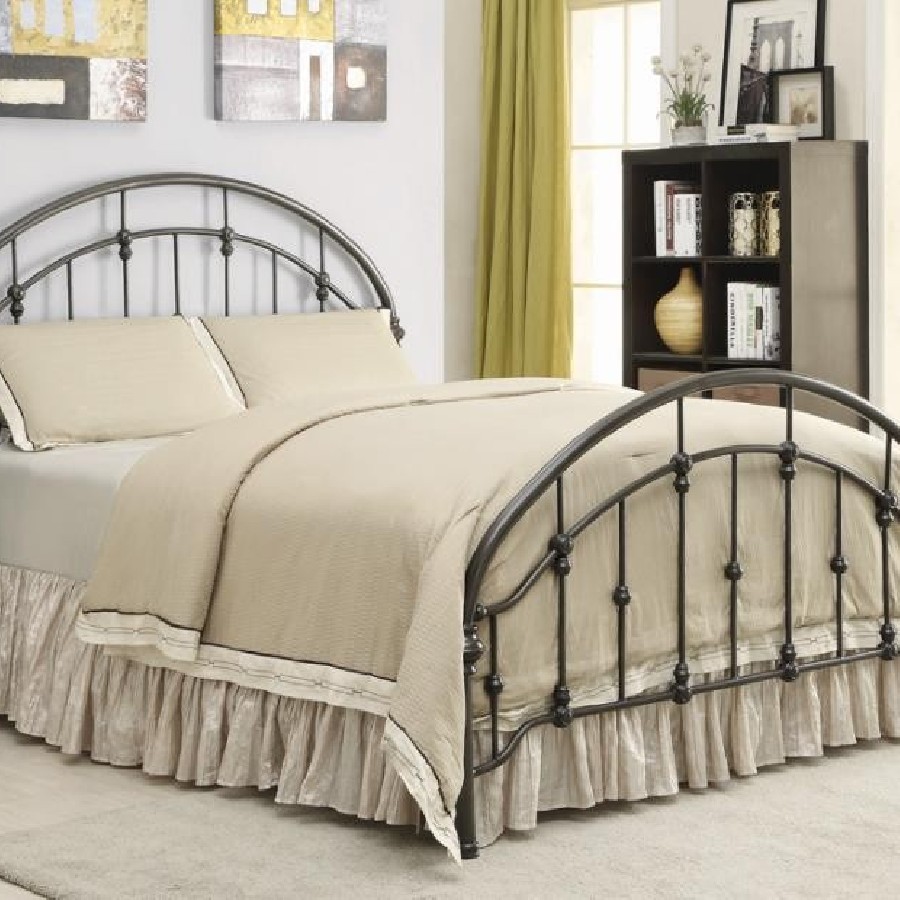 Rowan Eastern King Bed Dark Bronze