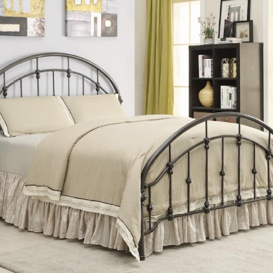 Rowan Queen Bed Dark Bronze