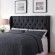 Murrieta King Tufted Upholstered Headboard Charcoal