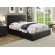 Riverbend Eastern King Upholstered Storage Bed Black