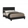 Muave Full Upholstered Bed Black