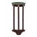 Round Marble Top Accent Table Merlot
