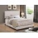 Boyd California King Upholstered Bed with Nailhead Trim Ivory