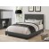 Boyd Eastern King Upholstered Bed with Nailhead Trim Charcoal