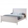 Selena Twin Sleigh Platform Bed Buttermilk