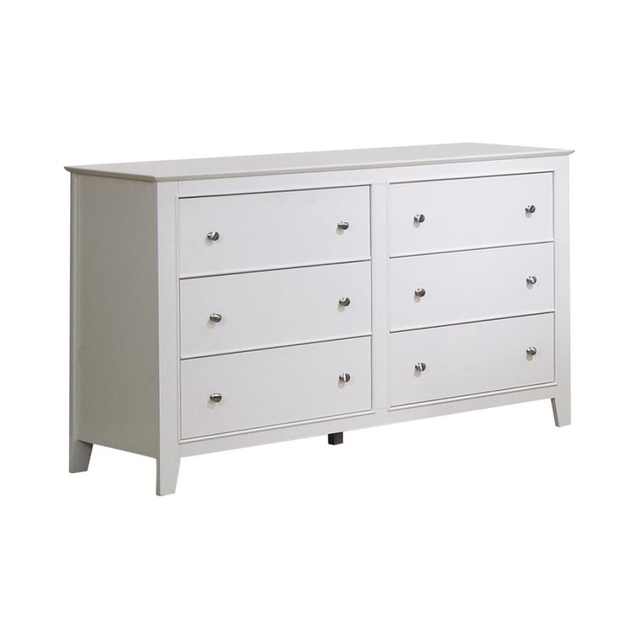 Selena 6-drawer Dresser Buttermilk