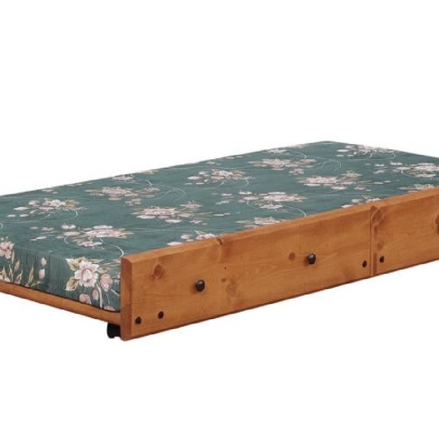 Wrangle Hill Trundle with Bunkie Mattress Amber Wash