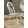 Windsor Side Chairs Natural Brown and White (Set of 4)