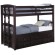 Kensington Twin over Twin Bunk Bed with Trundle Cappuccino