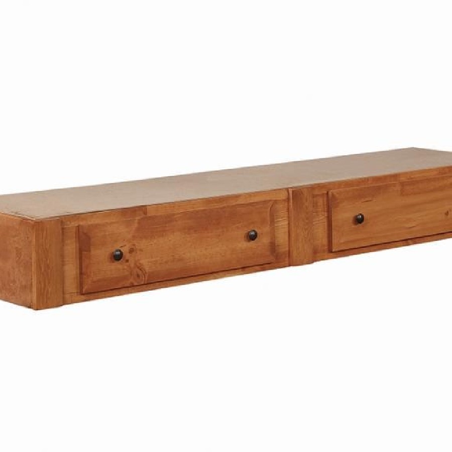 Wrangle Hill 2-drawer Under Bed Storage Amber Wash