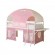 Sweetheart Tent Loft Bed Pink and White