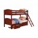 Parker Twin over Twin Panel Bunk Bed Chestnut