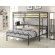 Fisher Twin Workstation Loft Bed Gunmetal