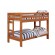 Wrangle Hill Twin over Twin Bunk Bed Amber Wash