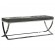 Rectangle Upholstered Tufted Bench Black
