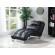 Dilleston Upholstered Chaise Black