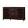 2-door TV Stand with Adjustable Shelves Cappuccino