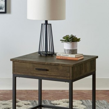 Byers 1-drawer Square...